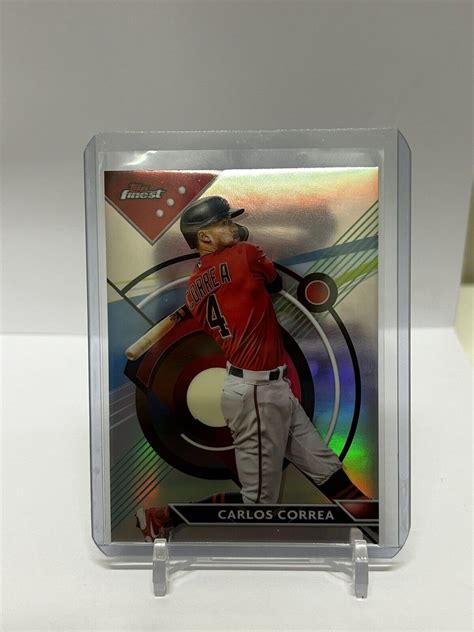 Topps Finest Refractor Carlos Correa For Sale Online Ebay