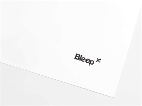 Bleep × on Behance