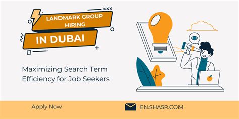 Landmark Group Hiring In Dubai Maximizing Search Term Efficiency For