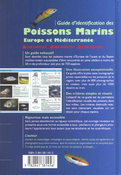 Guide D Identification Des Poissons Marins Patrick Louisy