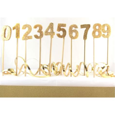 Gold Glitter Number 7 Candle Topper — Burnt Butter Cakes