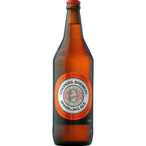 Coopers Sparkling Ale Bottle 750ml Woolworths