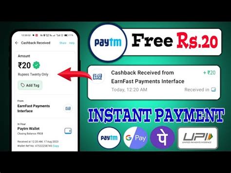 Flat Rs20 Paytm Cash Campaign Trick New Self Earning Apps Today Free