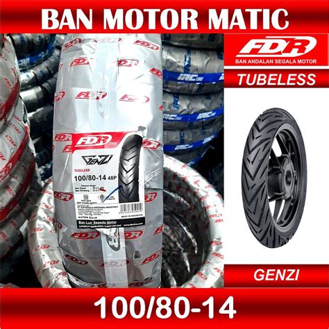 Jual BAN TUBLES BELAKANG HONDA VARIO 150 FDR 100 80 14 TUBELESS