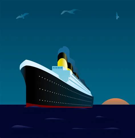 Titanic ship Stock Vectors, Royalty Free Titanic ship Illustrations ...