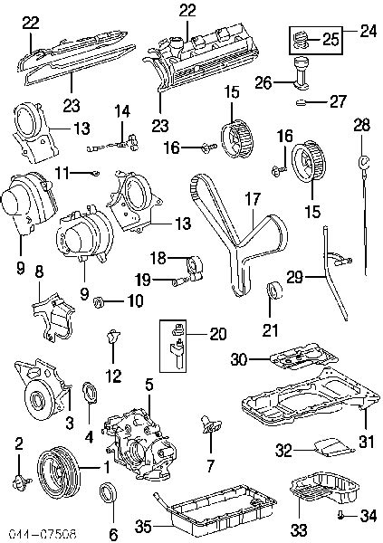 Toyota Tornillo Rueda Dentada Rbol De Levas