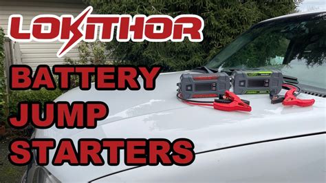 Lokithor Portable Vehicle Battery Jump Starters J401X And J3250 YouTube