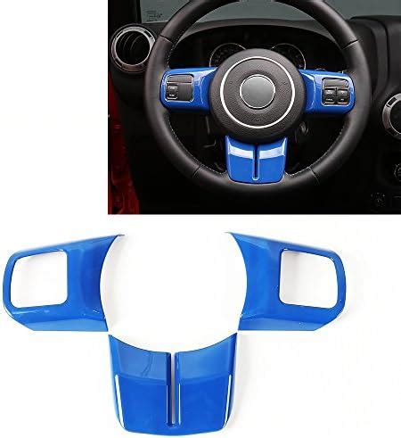 Amazon Jecar Blue Interior Steering Wheel Decoration Trim Kits For