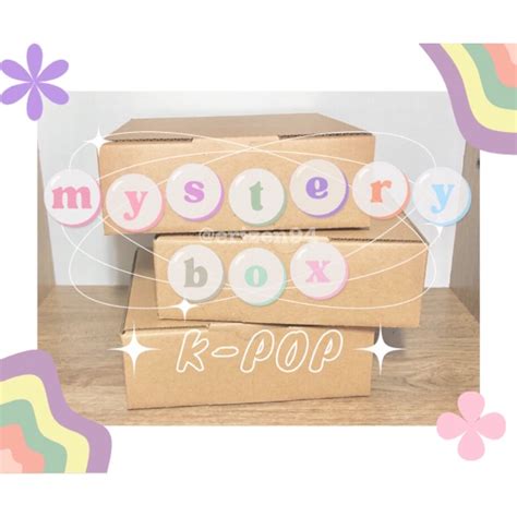 Jual Mystery Box Kpop Misteri Box Kpop Nct Exo Treasure Bts Baca