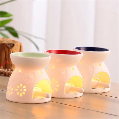 Simple Essential Oil Fragrance Candle Incense Burners Ceramic Essential