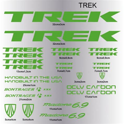 Frame Sticker For TREK Road Bike MTB Mountain Bike Bicycle Cycling