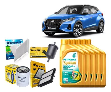 Kit Troca Óleo 5w30 Nissan Kicks 2019 2020 2021 2022 2023