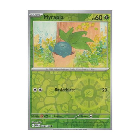 Myrapla Reverse Holo Mew Pokemon Karte G Nstig Kaufen