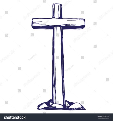 4,163 Jesus cross sketch Images, Stock Photos & Vectors | Shutterstock