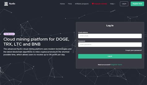 Ryzex Crypto Cloud Mining Platform Scam