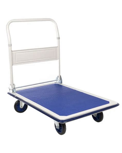 Excmach Mild Steel Ms Platform Trolly For Material Handling Load