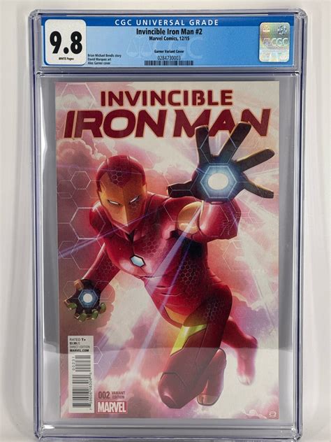 Invincible Iron Man Variant Marvel Comic Book High Grade Cgc