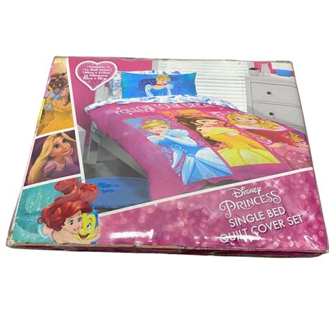 Disney Princess Follow Your Dream Single Quilt Cover And Pillow Case