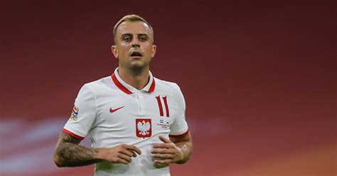 Polska Hiszpania Kamil Grosicki wsparł kolegów z reprezentacji