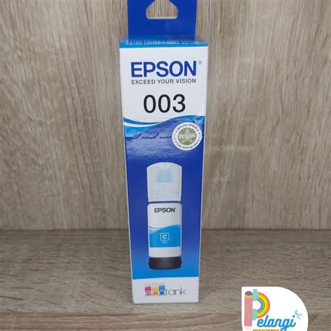 Tinta Printer EPSON 003 Cyan Biru