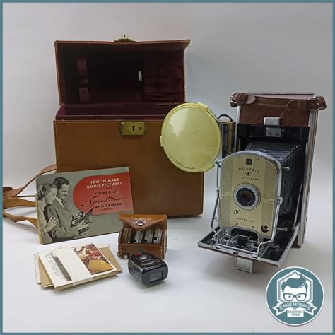 Cameras Large Original Vintage S Cased Polaroid Model