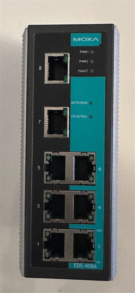 Moxa Eds 408a Ethernet Switch Rj45 Portar 8 Köp På Tradera