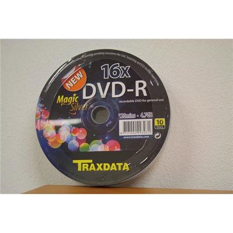 TRAXDATA OPTIČKI MEDIJ DVD R 16X SPINDLE 10 Magic Silver 907W5FJTRA001