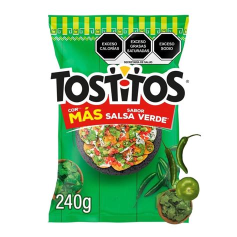 Nachos Sabritas Tostitos Salsa Verde G Walmart