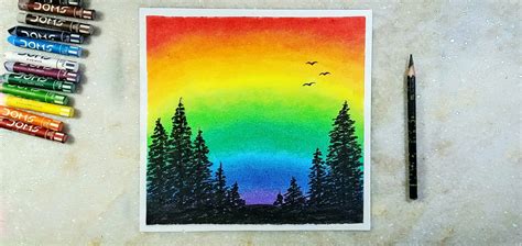 Easy Things To Draw With Oil Pastels