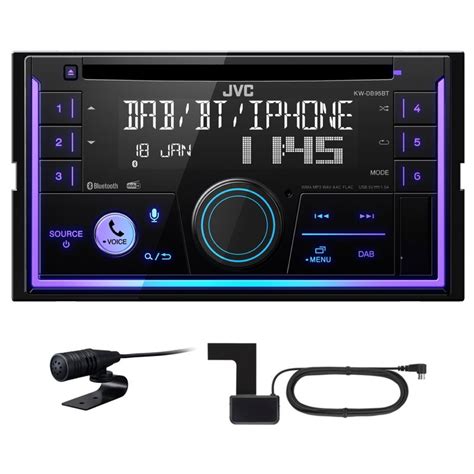 Jvc Kw Db Bt Din Cd Dab Autoradio Usb Bluetooth Digitalradio Inkl