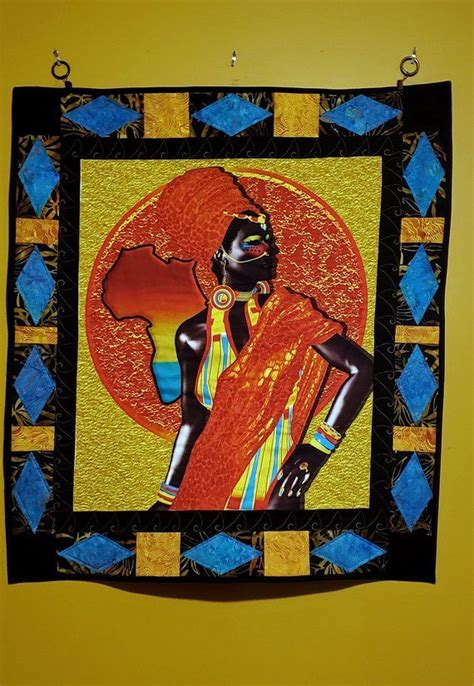 African Queen Quilt African Handmade Wall Hanging Wakanda Etsy African Quilts Handmade Wall