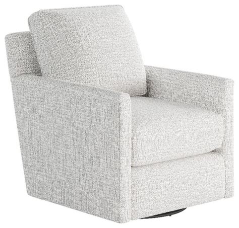 Southern Home Furnishings Entice Paver Fabric Swivel Glider Accent