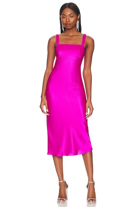 Amanda Uprichard X REVOLVE Hayley Dress In Hot Pink Light REVOLVE