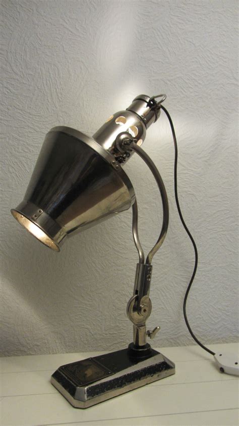 graziöse Sollux Original Hanau Quarzlampe Nr 696 Schreibtisch Lampe