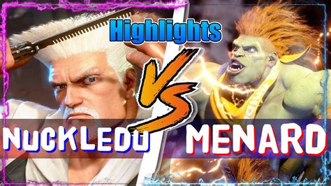 Sf Nuckledu Guile Vs Menard Blanka Highlights Street Fighter