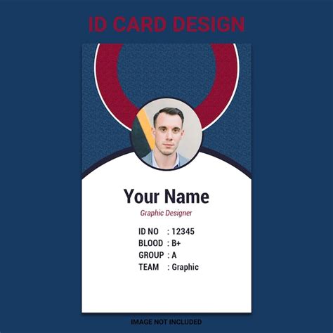 Premium PSD | Psd corporate office employees modern and clean business id card template