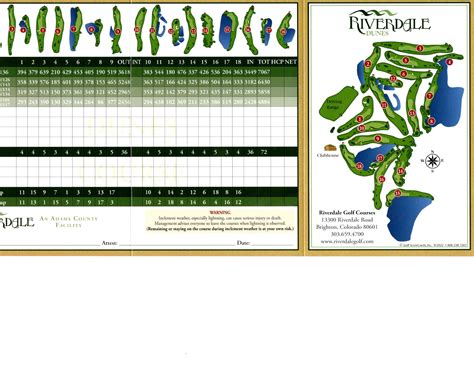 Scorecard - Riverdale Golf Club