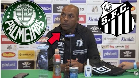 RAPAZ OLHA O QUE TÉCNICO DO SANTOS DISSE APÓS DERROTA PARA PALMEIRAS