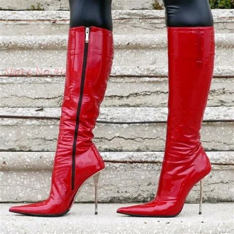 Red Knee High Boots Heels Usa Stockists Dpise Dps Uminho Pt