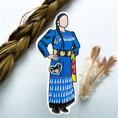 Jingle Dress Dancer Sticker Etsy Canada