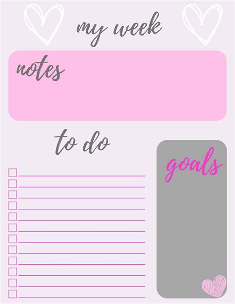 Weekly Planner - Etsy