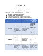 Tabla Parte Docx Nurse Doriliz M Rivera Daz Tarea