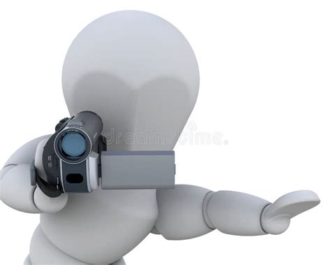3D video camera stock illustration. Illustration of digital - 8587898