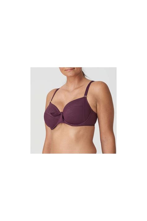 Bikini Morado Con Aro Sin Relleno Unas1 Primadonna Con Descuento