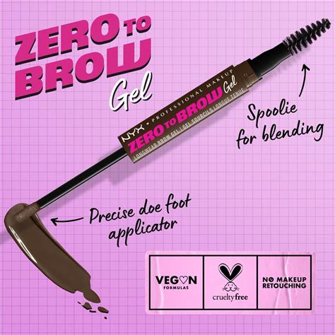 Buy Nyx Zero To Brow Gel Espresso Online At Chemist Warehouse®