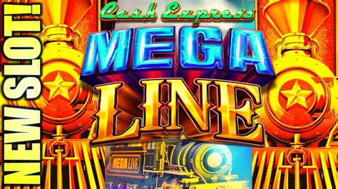 NEW SLOT A MEGA TRAIN CASH EXPRESS MEGA LINE Slot Machine