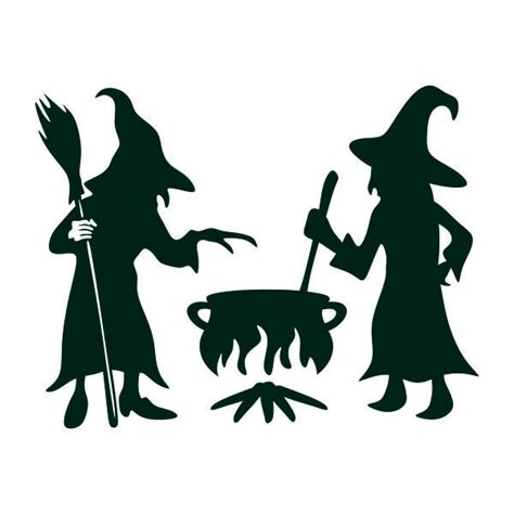 Witch Cauldron Halloween Cuttable SVG PNG DXF Eps Designs Cameo File