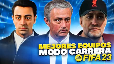 Mejores Equipos Para Empezar Modo Carrera En Fifa 23 Byfactory Youtube