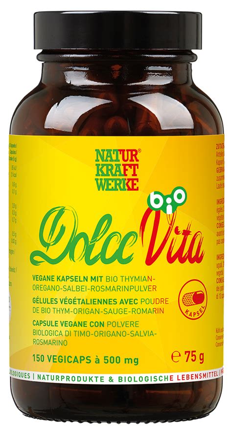 Dolce Vita 150 Vegicaps à 500 mg BIO kbA Naturkraftwerke