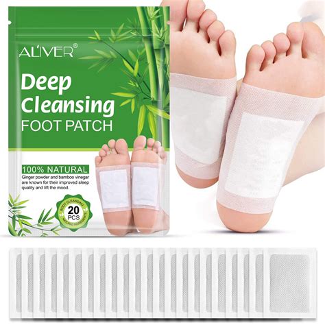 Buy Pcs Foot Pads Natural Bamboo Vinegar Ginger Foot Pad Adhesive